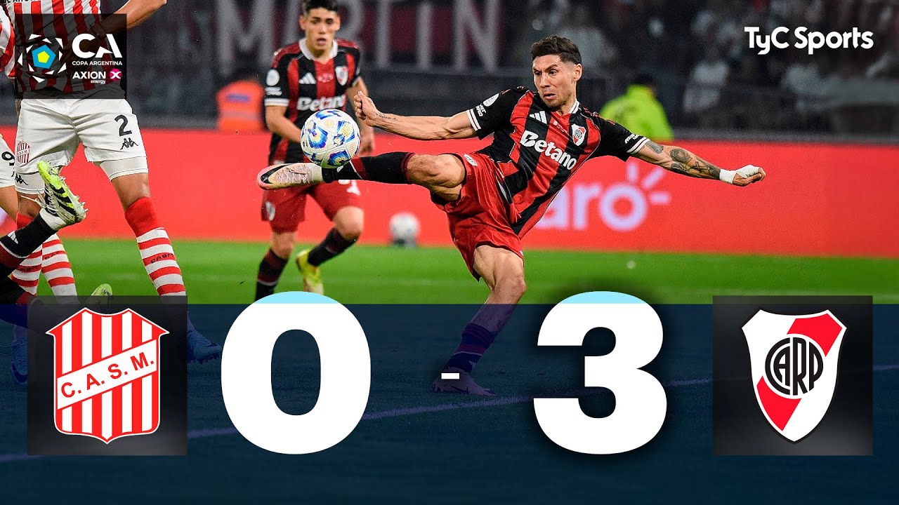 San Martín (T) 0 - 3 River Plate | Copa Argentina 2025 | 16avos de final