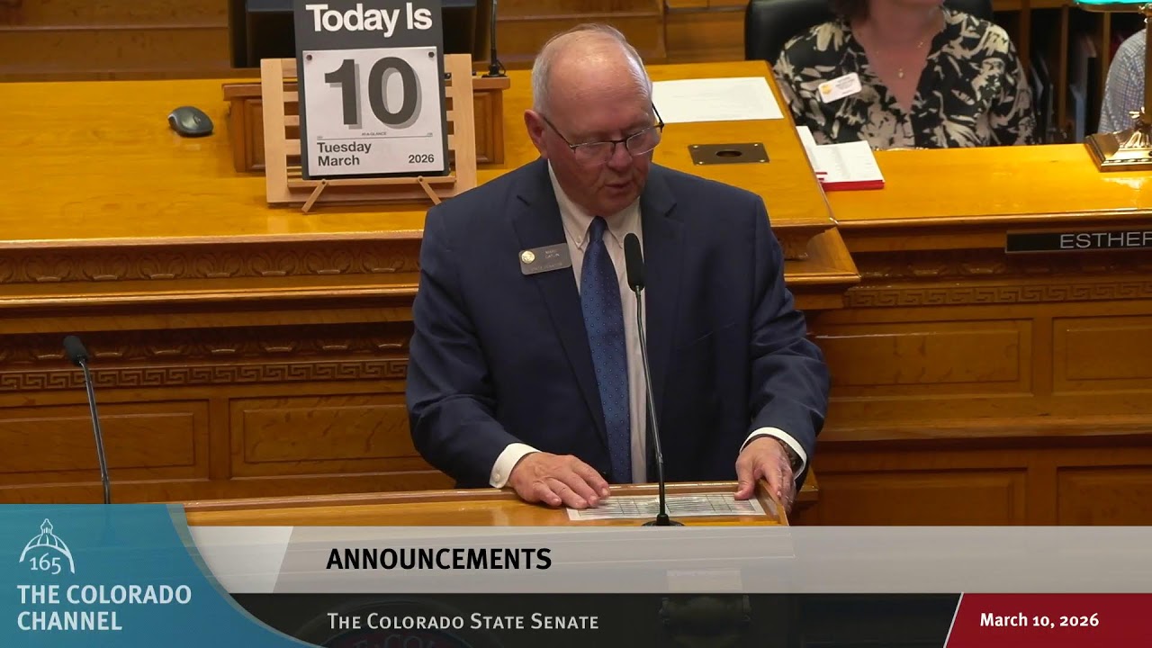 Colorado Senate 2026 Legislative Day 056