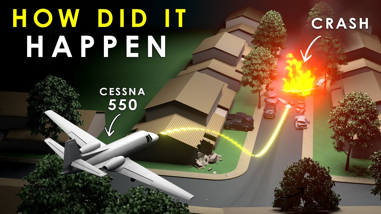 San Diego Plane Crash Explained | Cessna 550 Business Jet Crash
