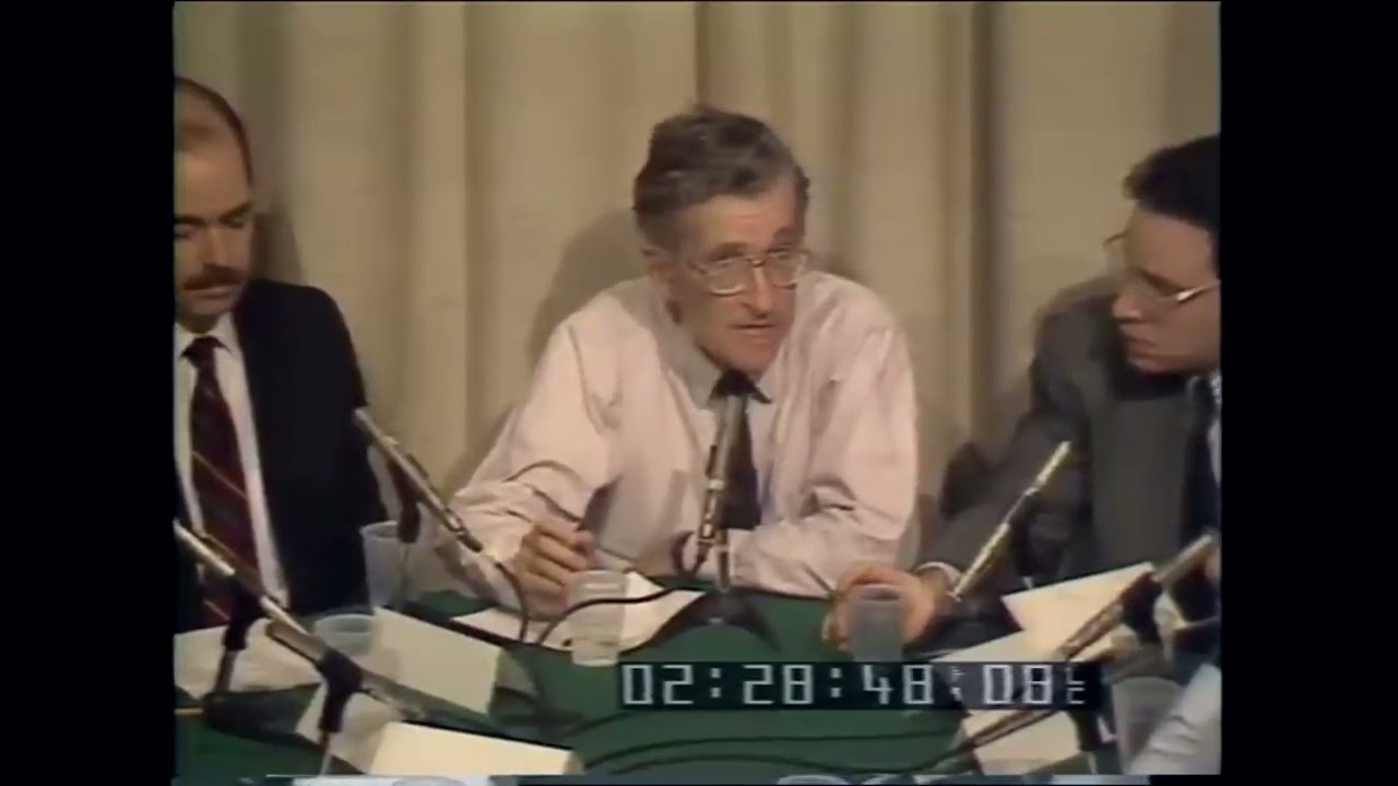 Noam Chomsky - 1988-11-XX - Interviewed by Canadian Journalists at Round Table - Improved audio.