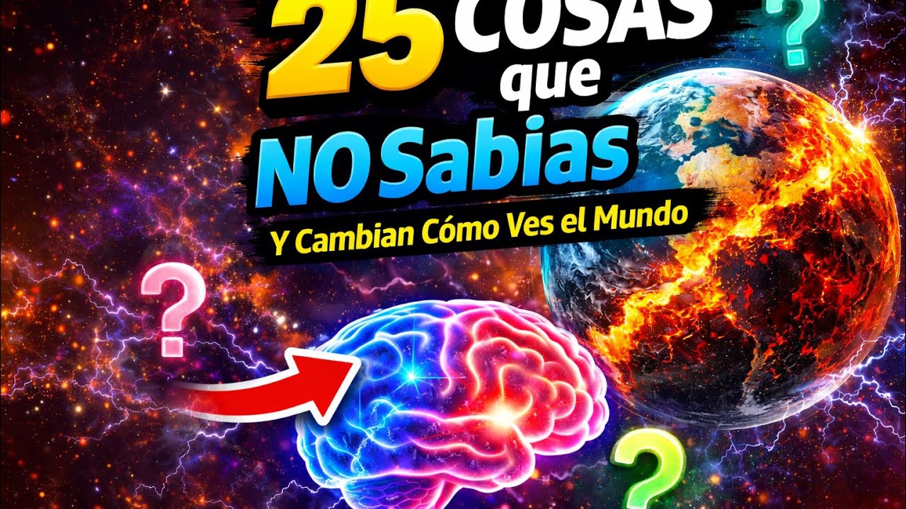 25 Cosas que NO Sabías y Cambian Cómo Ves el Mundo 🤯