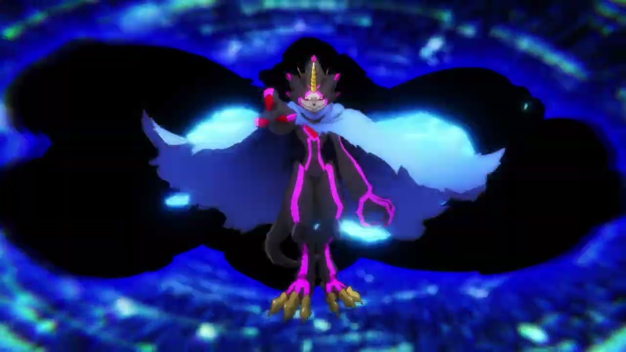 Gammamon Dark Digivolves to GulusGammamon - Digimon Ghost Game