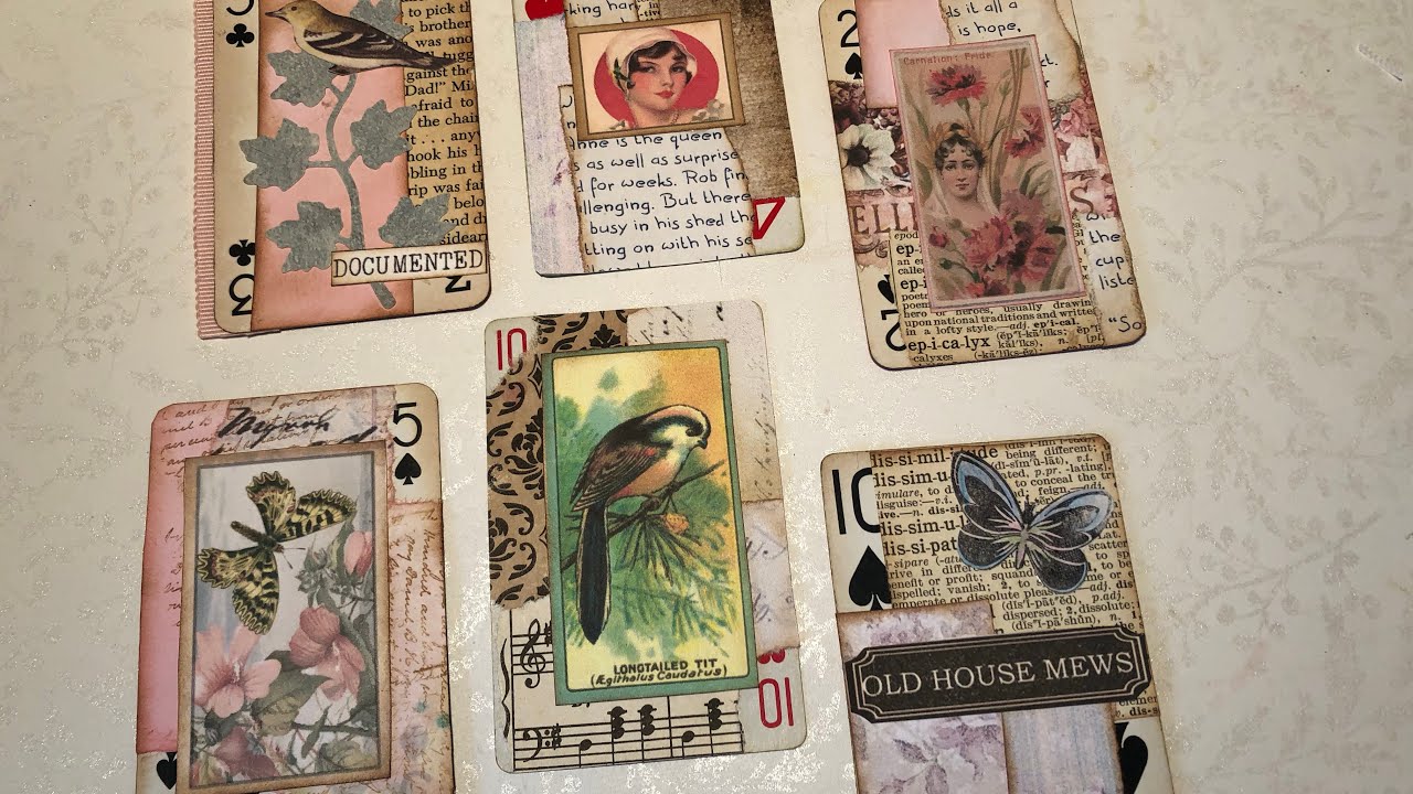 Craft with Me - Let&rsquo;s Collage & Alter Playing Cards