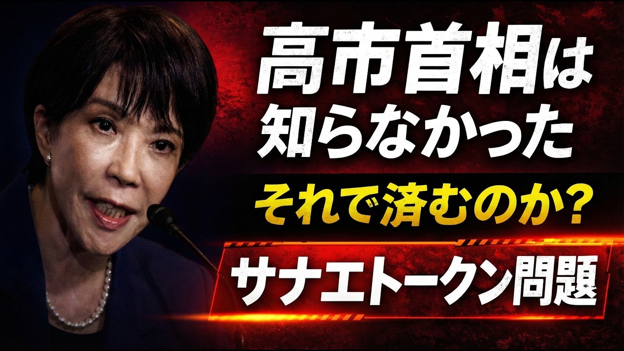 高市首相は問題なし？サナエトークン問題。安冨歩東京大学名誉教授。一月万冊清水