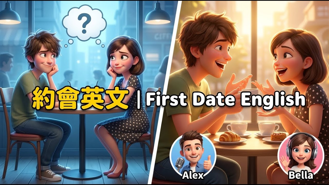 約會英文：第一次約會不冷場！5 個萬用話題 💕 | Alex & Bella EP.5