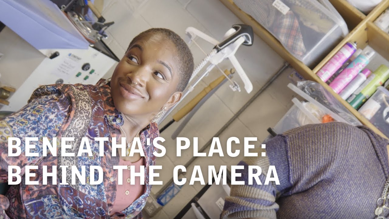 Cherrelle Skeete steps into Beneatha&rsquo;s shoes for the first time | Beneatha&rsquo;s Place Photoshoot BTS