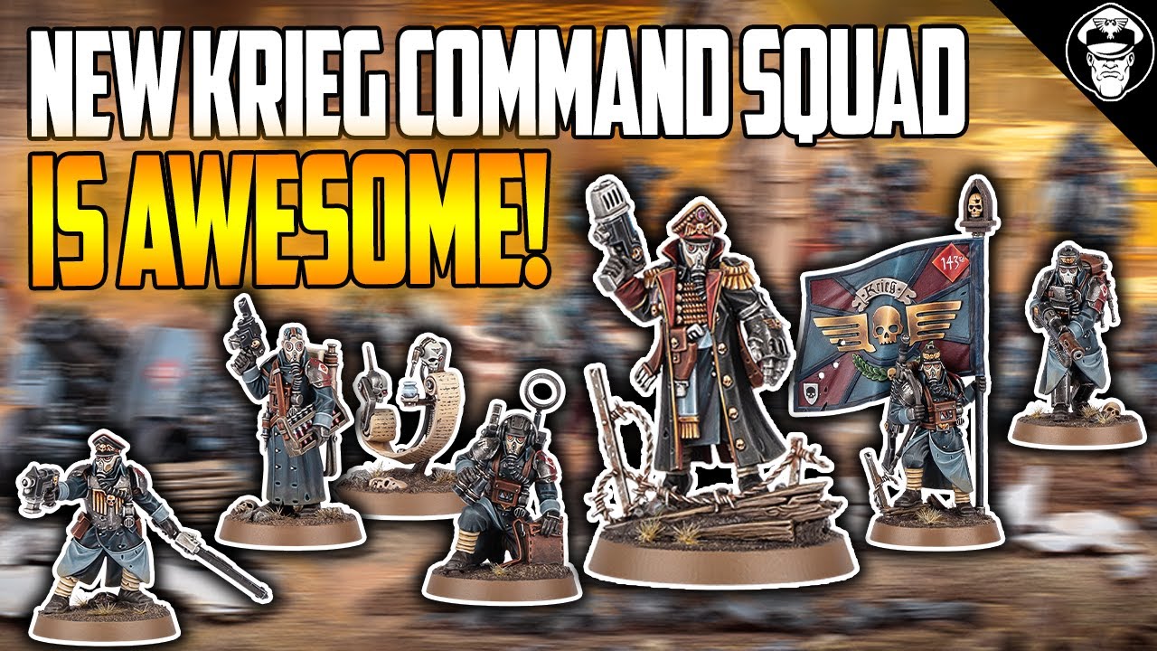 The NEW Krieg Command Squad is Awesome! | Astra Militarum | Warhammer 40,000