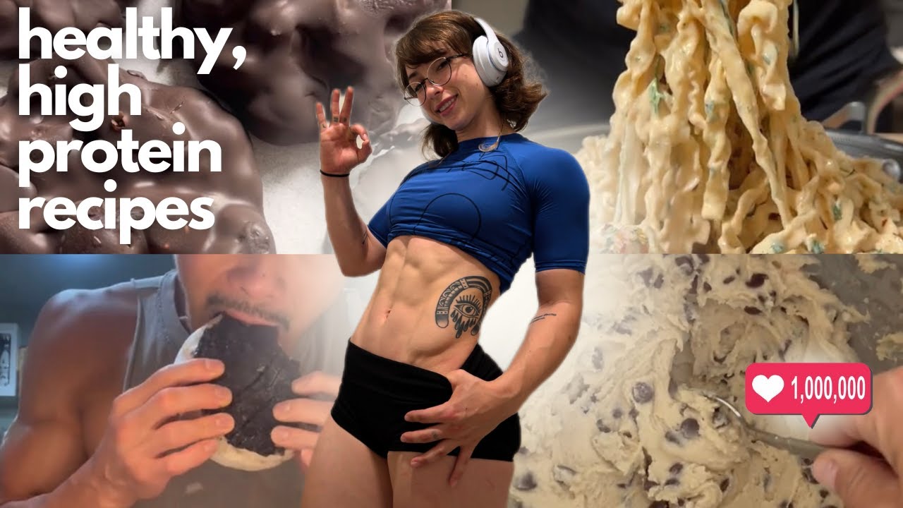 Trying Viral Fitness/Protein Recipes (pasta, ice cream, cookie dough, chocolate)
