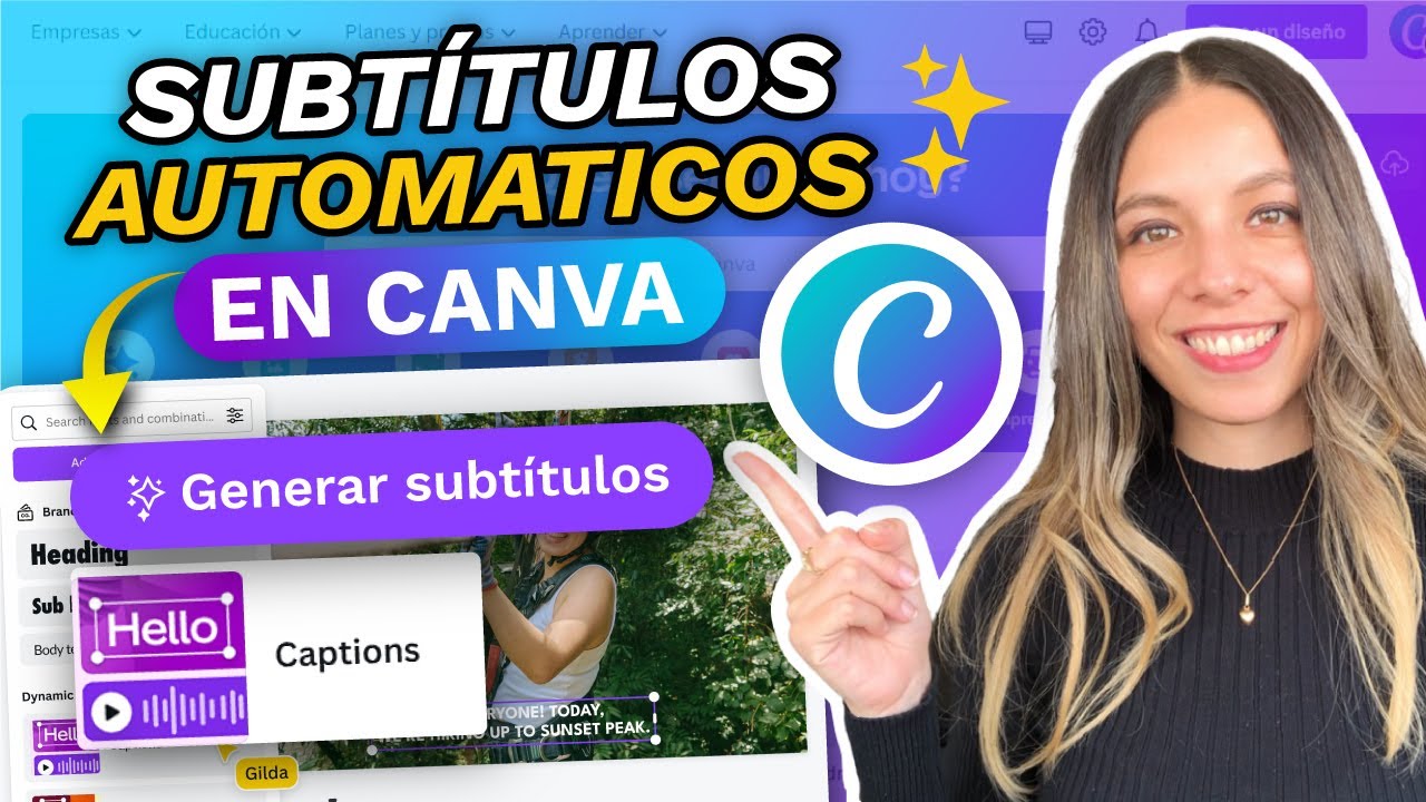 Como PONER SUBTITULOS AUTOMATICOS EN CANVA 2026 😱 TUTORIAL