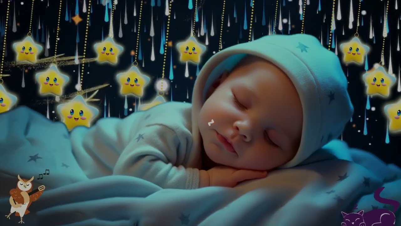 Mozart & Brahms Lullabies 💤 Baby Sleep Music for Sweet Baby Dreams