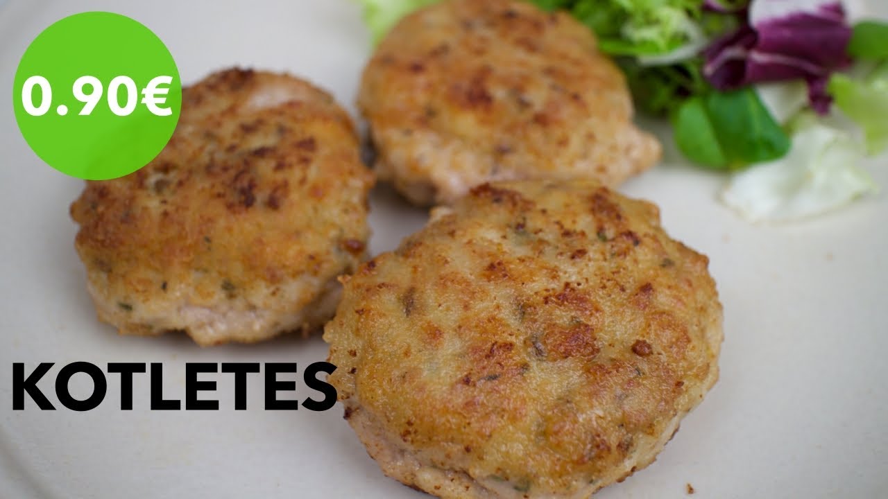 Cūkgaļas kotletes – recepte, pusdienu idejas