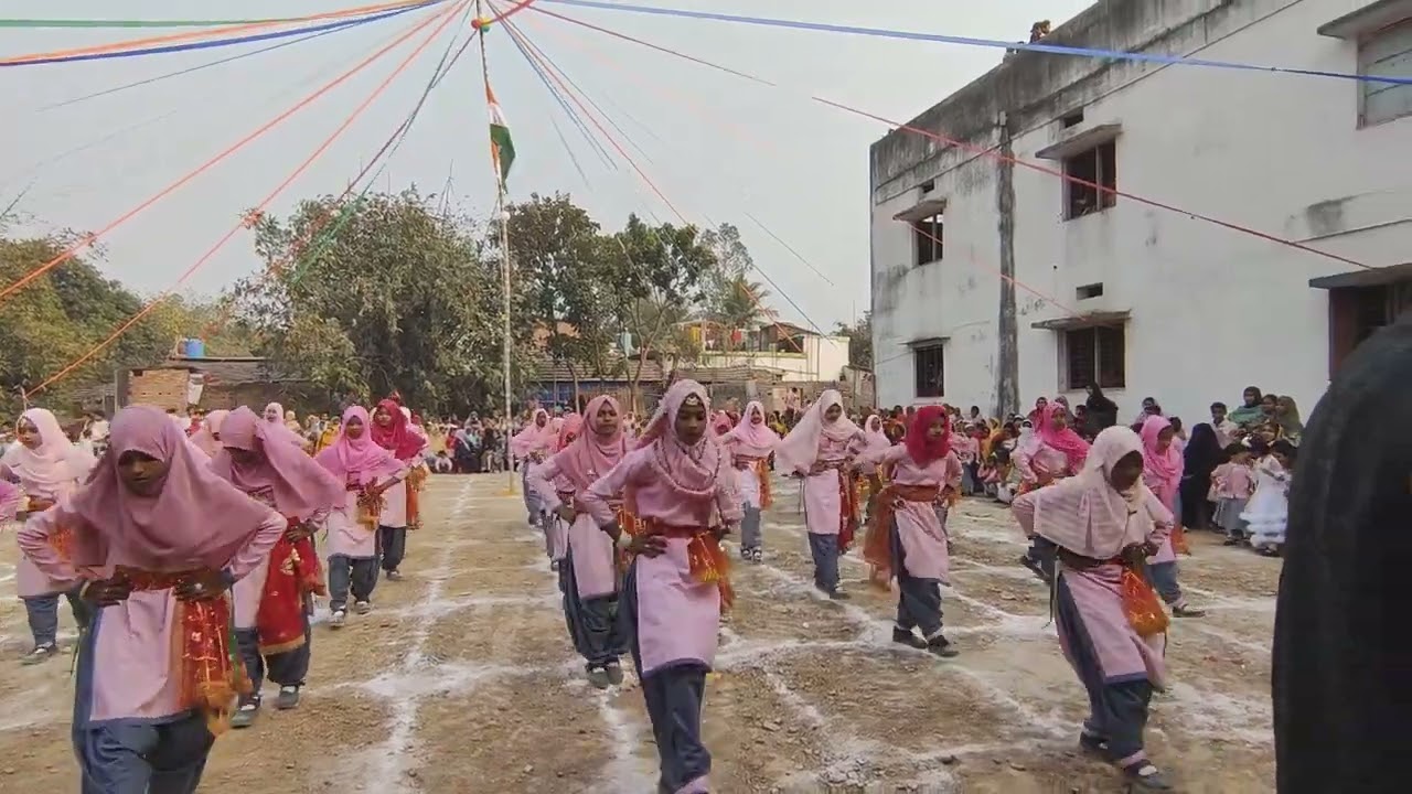মিউজিক ড্রিল পার্ট 1 music drill part 1 performed by Gyan Bikash Missions Student@school 
