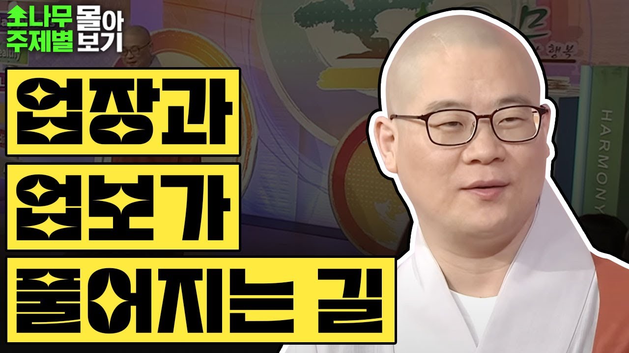 업장과 업보가 풀어지는 길✨  [광우스님 소나무 주제별 몰아보기]