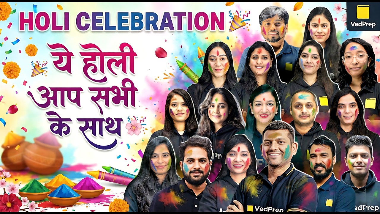 Holi Celebration with VedPrep Biology 🎨🧬 | Learn Life Sciences with Joy | VedPrep Biology 🌸🎉