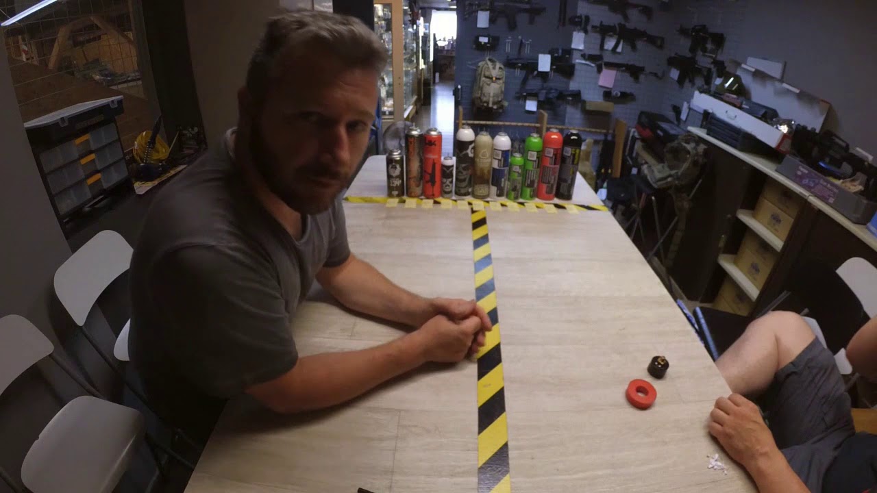 Comparatif gaz Airsoft