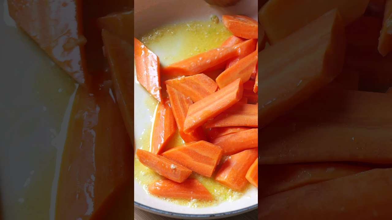 Hot honey carrots
