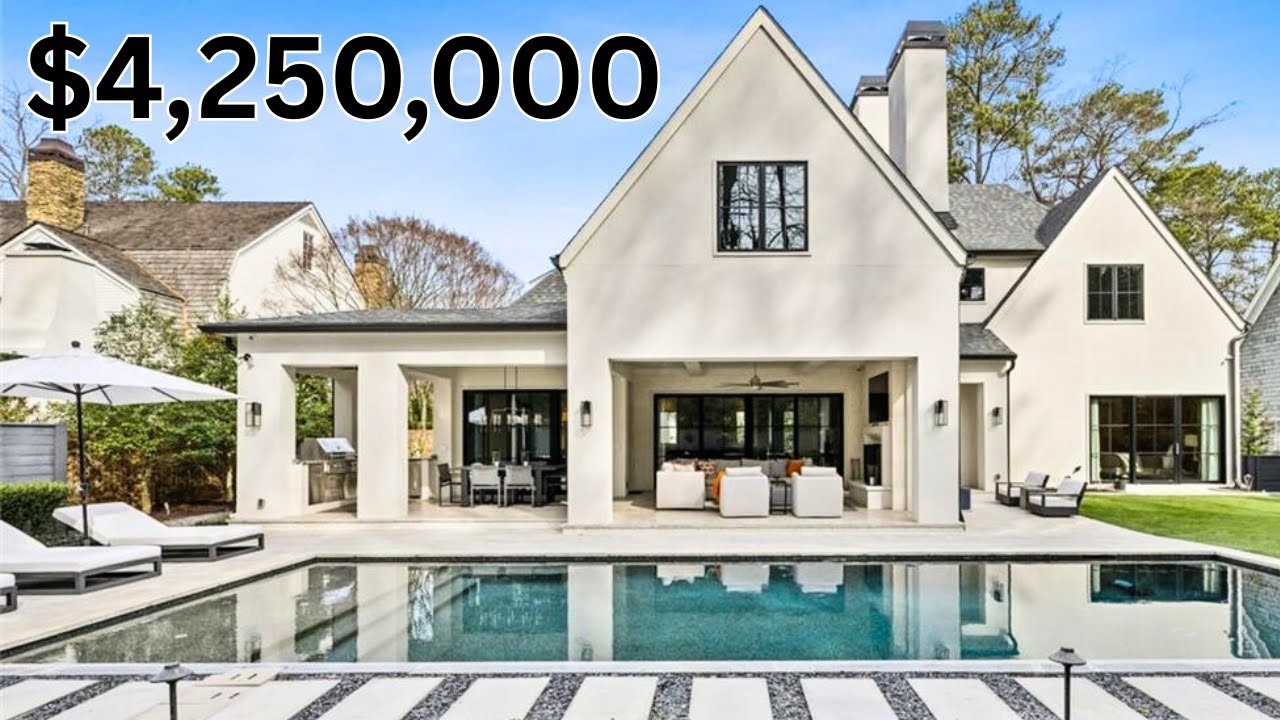 $4.25 Million MUST SEE New Atlanta - Buckhead at Chastain Park I Atlanta Luxury Homes I Home Tours