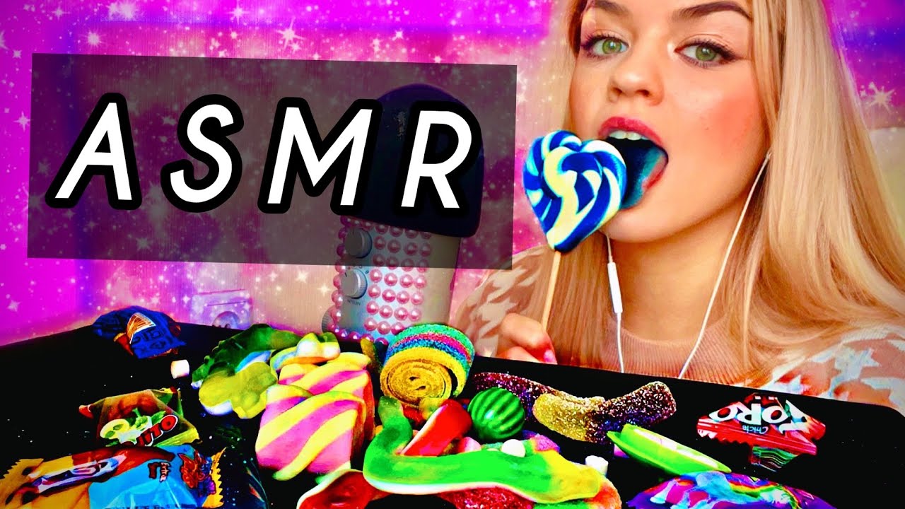АСМР ИТИНГ СЛАДОСТЕЙ🤤🍭 ASMR EATING SOUNDS