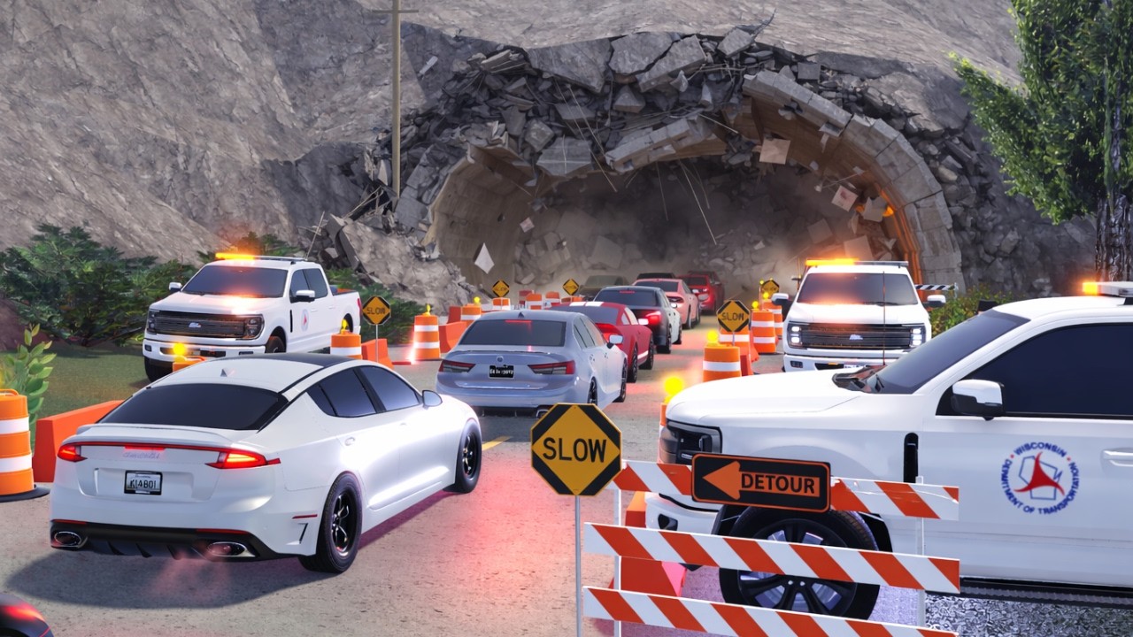 *HUGE* Greenville Wisconsin Tunnel COLLAPSE Emergency Evacuation Roblox Roleplay