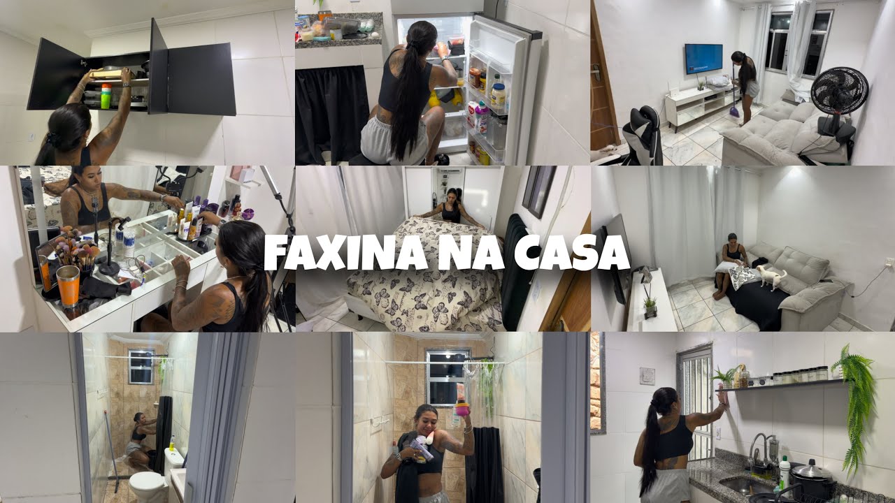 MINI FAXINA NA CASA | ORGANIZEI A GELADEIRA + LAVEI O BANHEIRO 