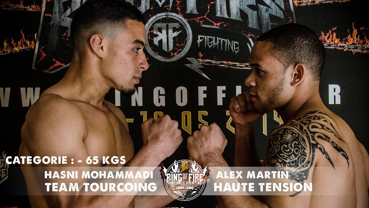 Ring of Fire 3 - Paris - COMBAT -65kgs (Hasni Mohammadi VS. Alex Martin)