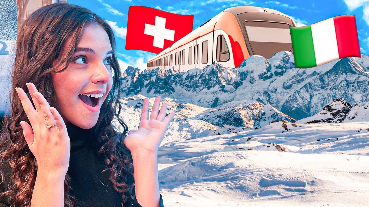 O trem com a vista mais bonita do mundo!! indo para Milão 🇮🇹