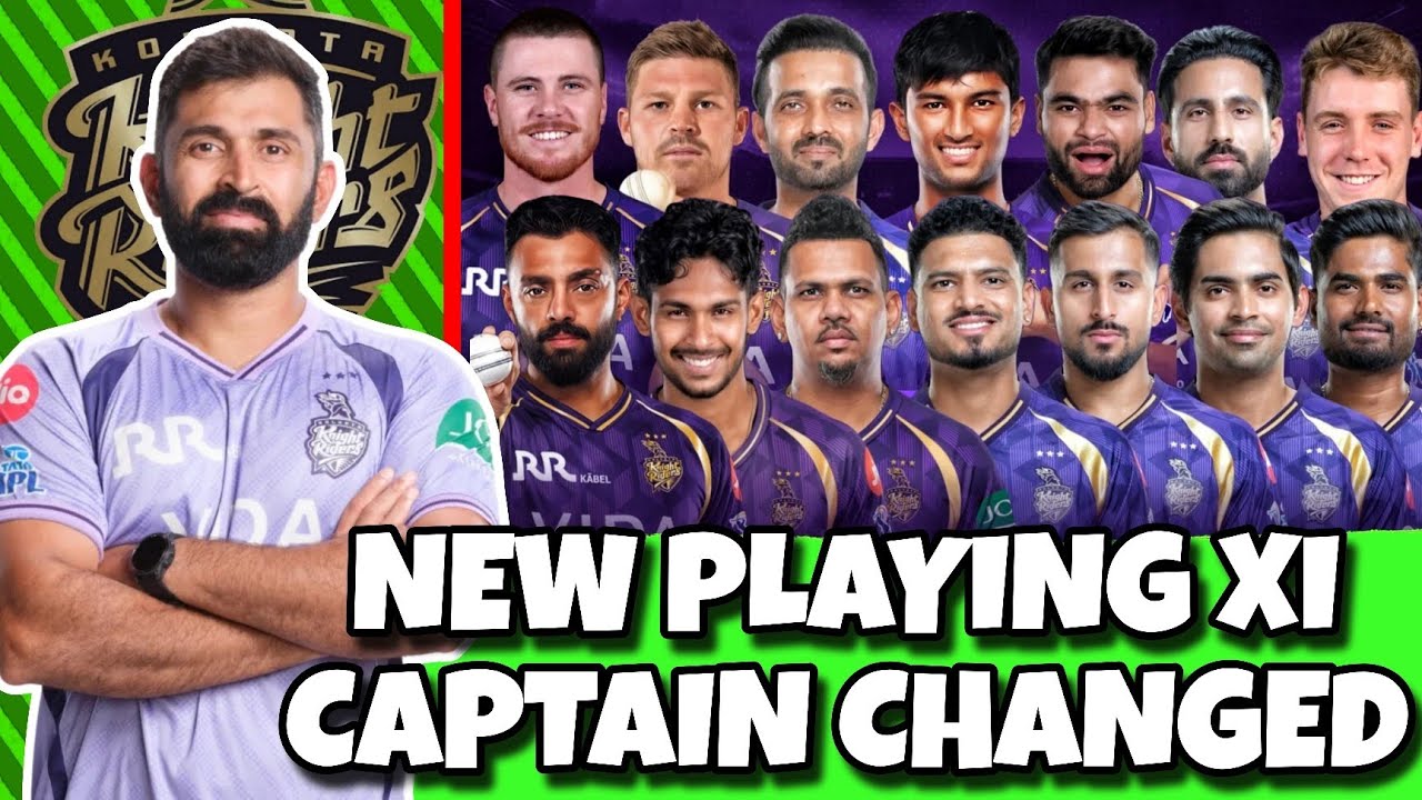 IPL 2026: KKR All New Playing Xi Captain & Opening changed | Ami KKR Hai Taiyaar