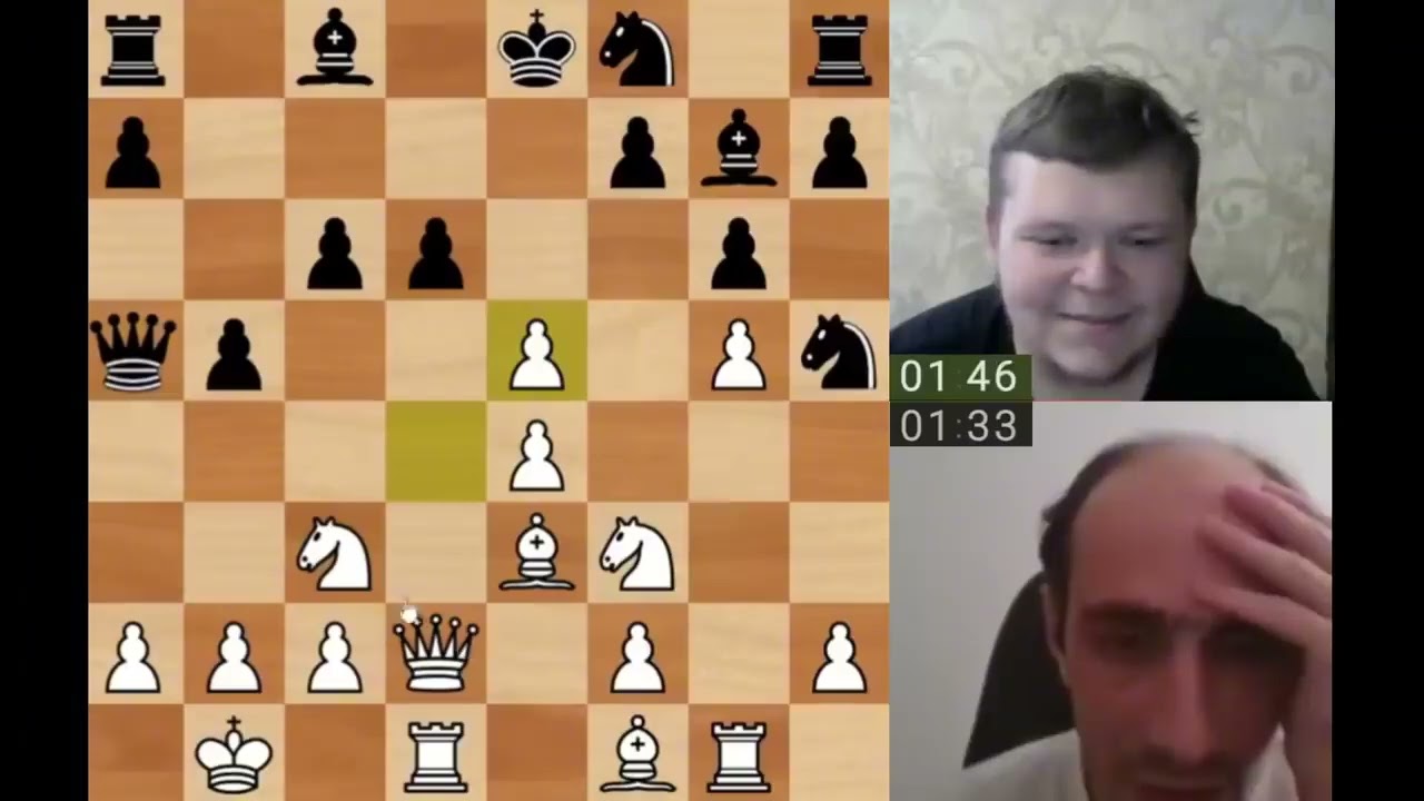 А вот за такое надо наказать  Это не уважение к радостным шахматам!