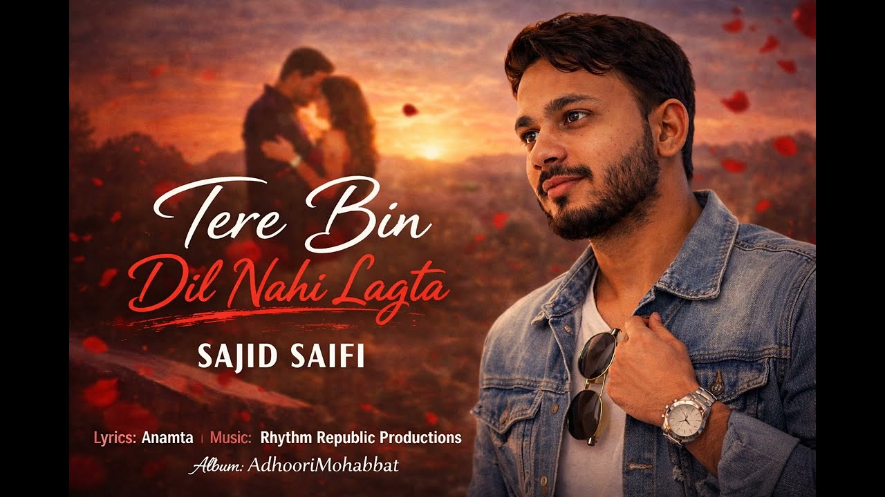 Tere Bin Dil Nahi Lagta (Official Music Video) | Sajid Saifi | Sad Romantic 2026 | Adhoori Mohabbat