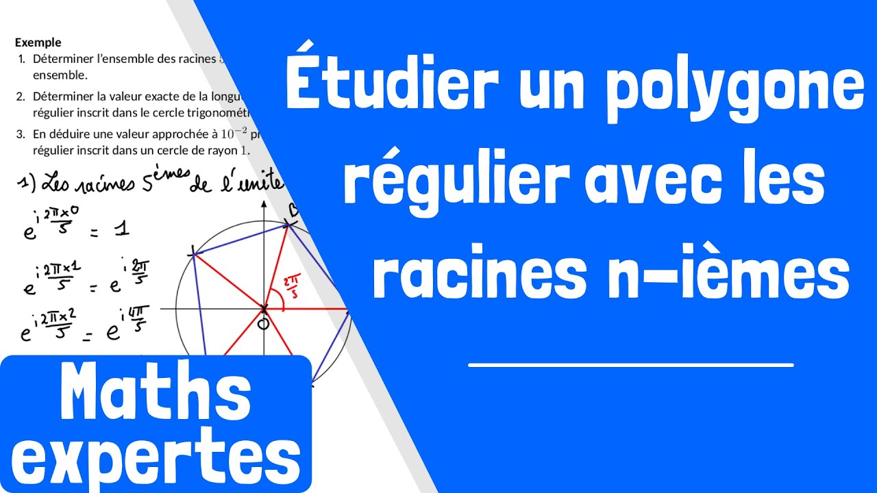 Comment étudier un polygone régulier avec les racines n-ièmes de l'unité ?