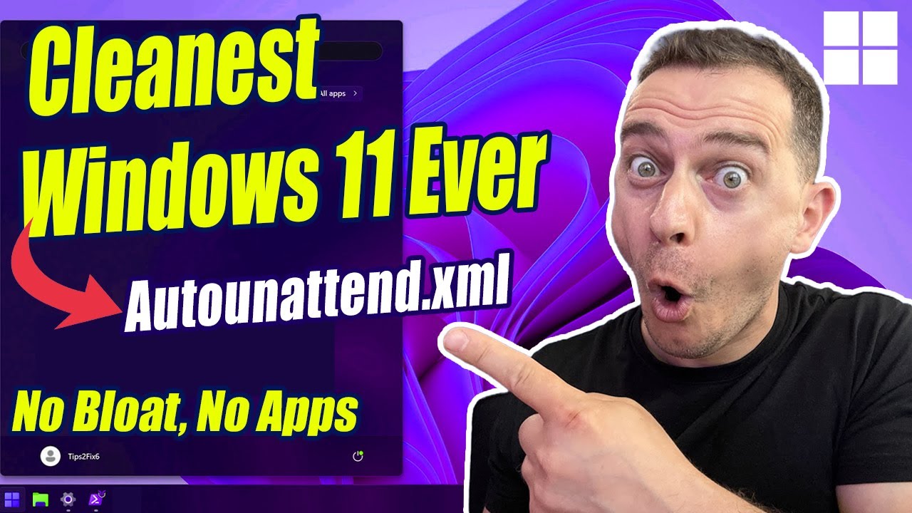 How to Install Windows 11 Using Autounattend.xml - Cleanest Setup Ever