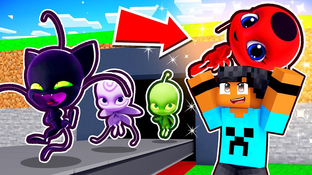 Criei novos MIRACULOUS pra enganar amigos no Minecraft!