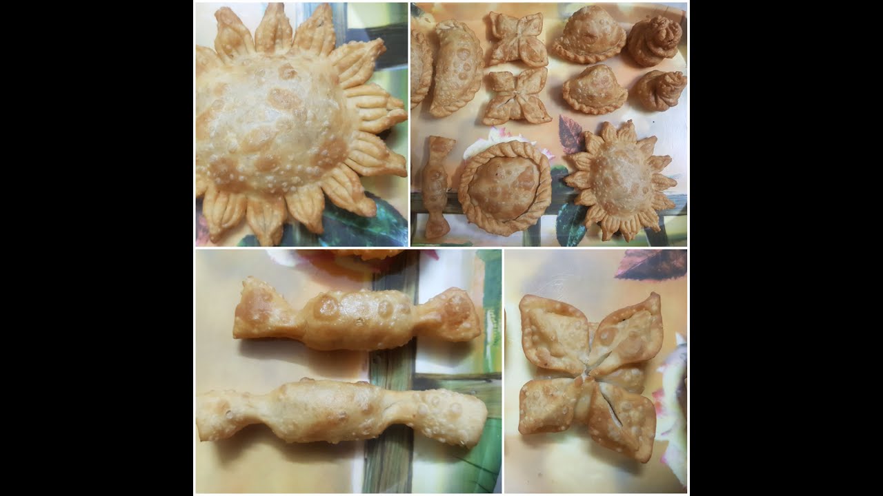 Different shapes of Puri / Karanji / Gujiya || Cooking with Nawazish