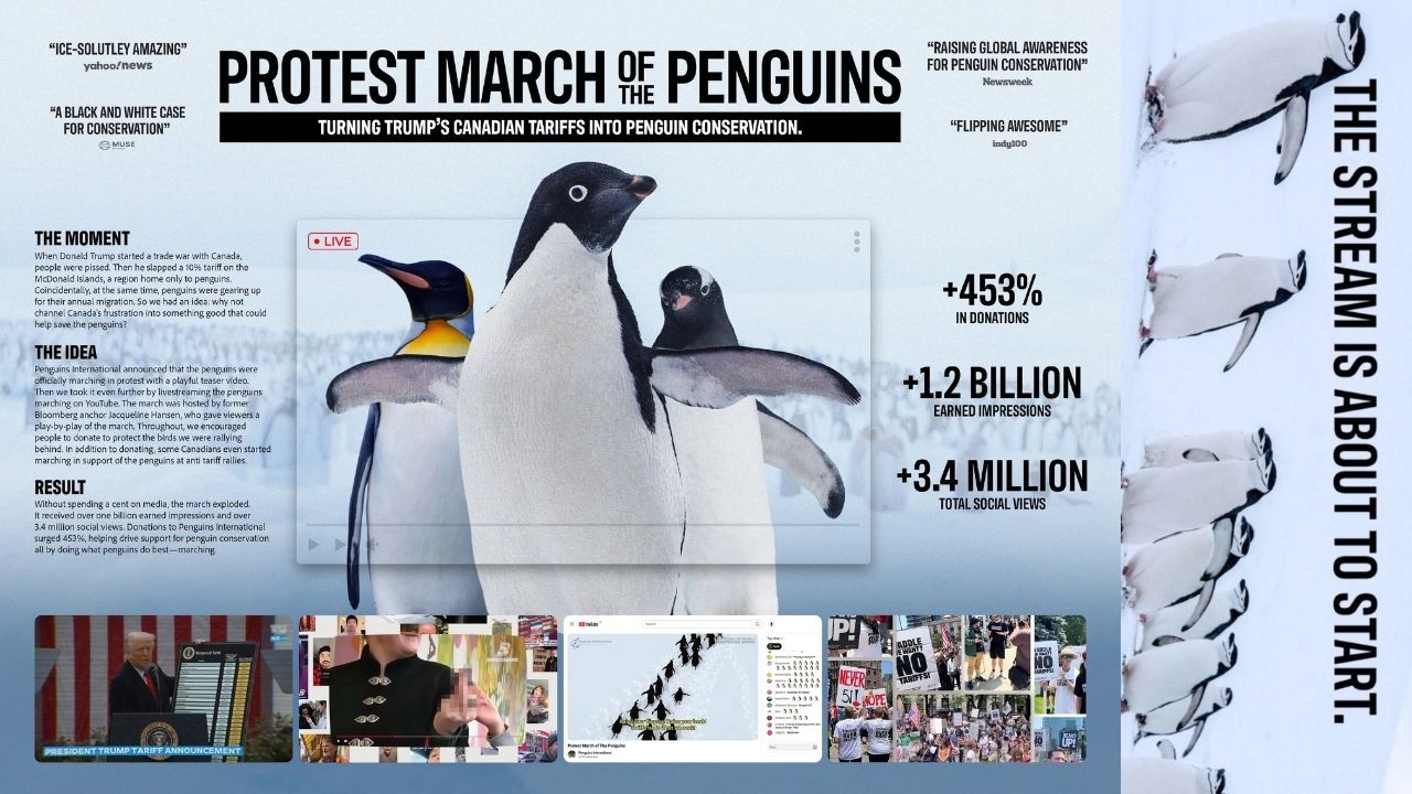Penguins International - Protest March Of The Penguins (Case Study) | Campaign