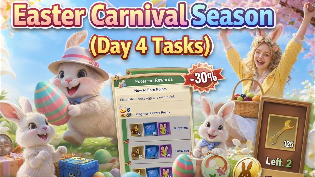 Day 4 Easter Carnival Tasks Are EASY + Free Wrenches Daily | Last Z Survival Shooter