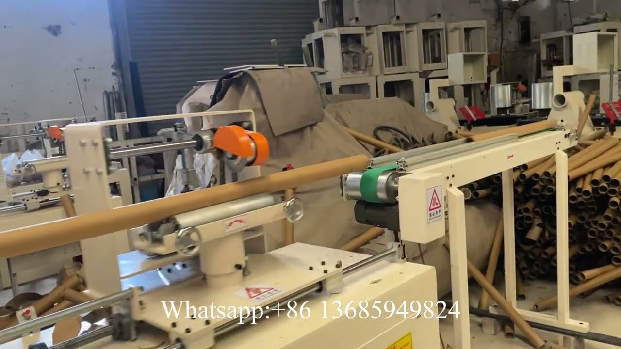 60m/min high speed automatic kraft paper tube core making machine