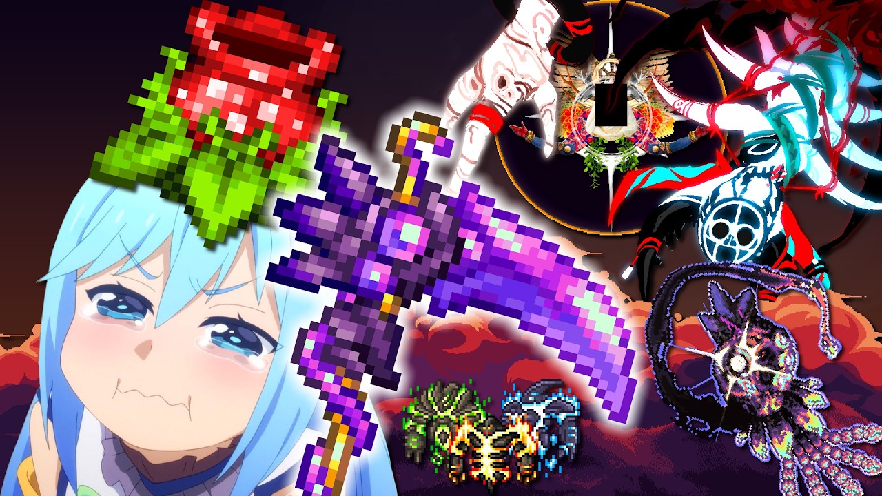 Beating Terraria's Biggest Modpack as a SOLO HEALER GLASS CANNON (Calamity Ragnarok Mode)