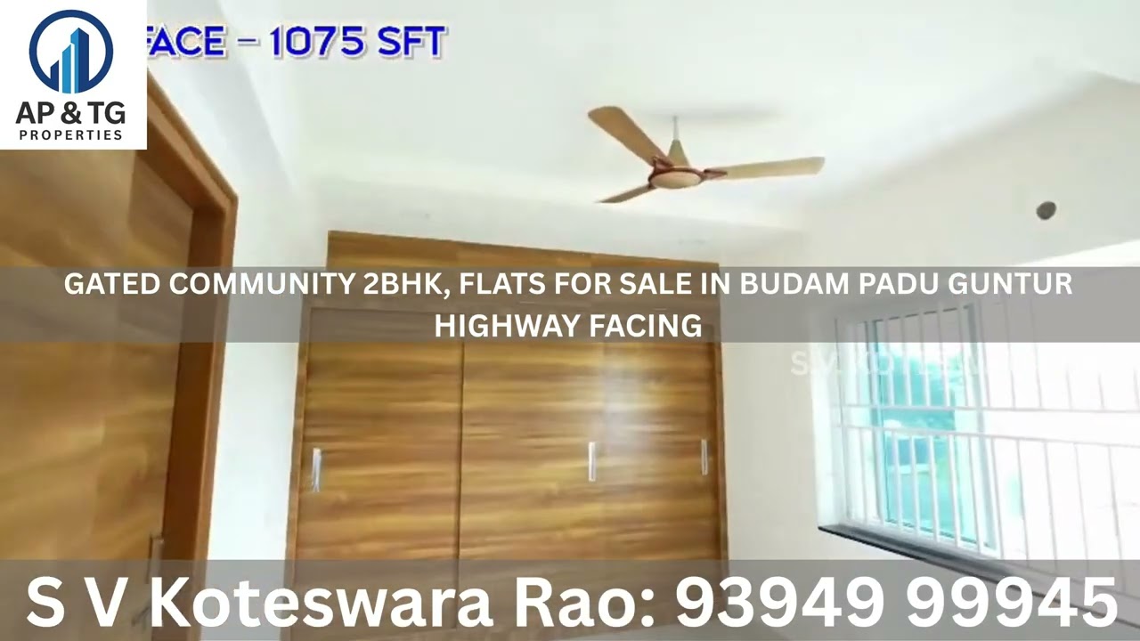 Budampadu Gated Community Flats | గుంటూరు ఫ్లాట్స్ అమ్మకానికి | High ROI Apartments Guntur