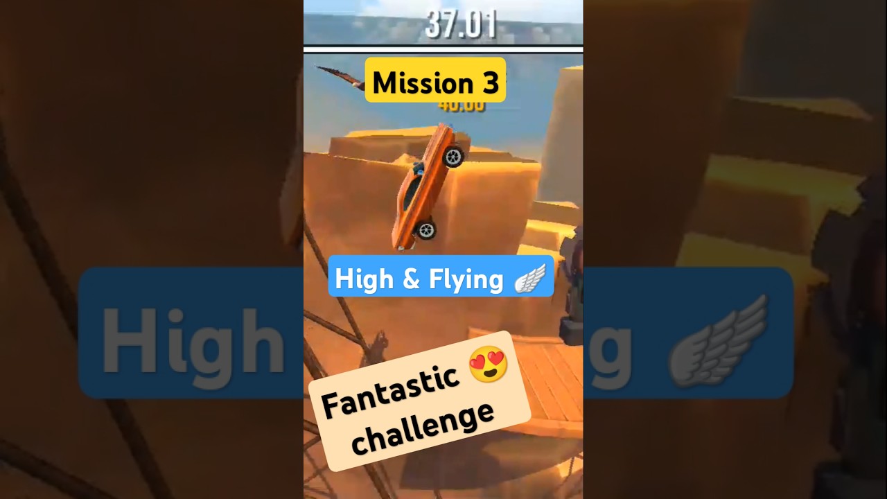 Car flying 🏎️#cargames #stuntchallenges #short