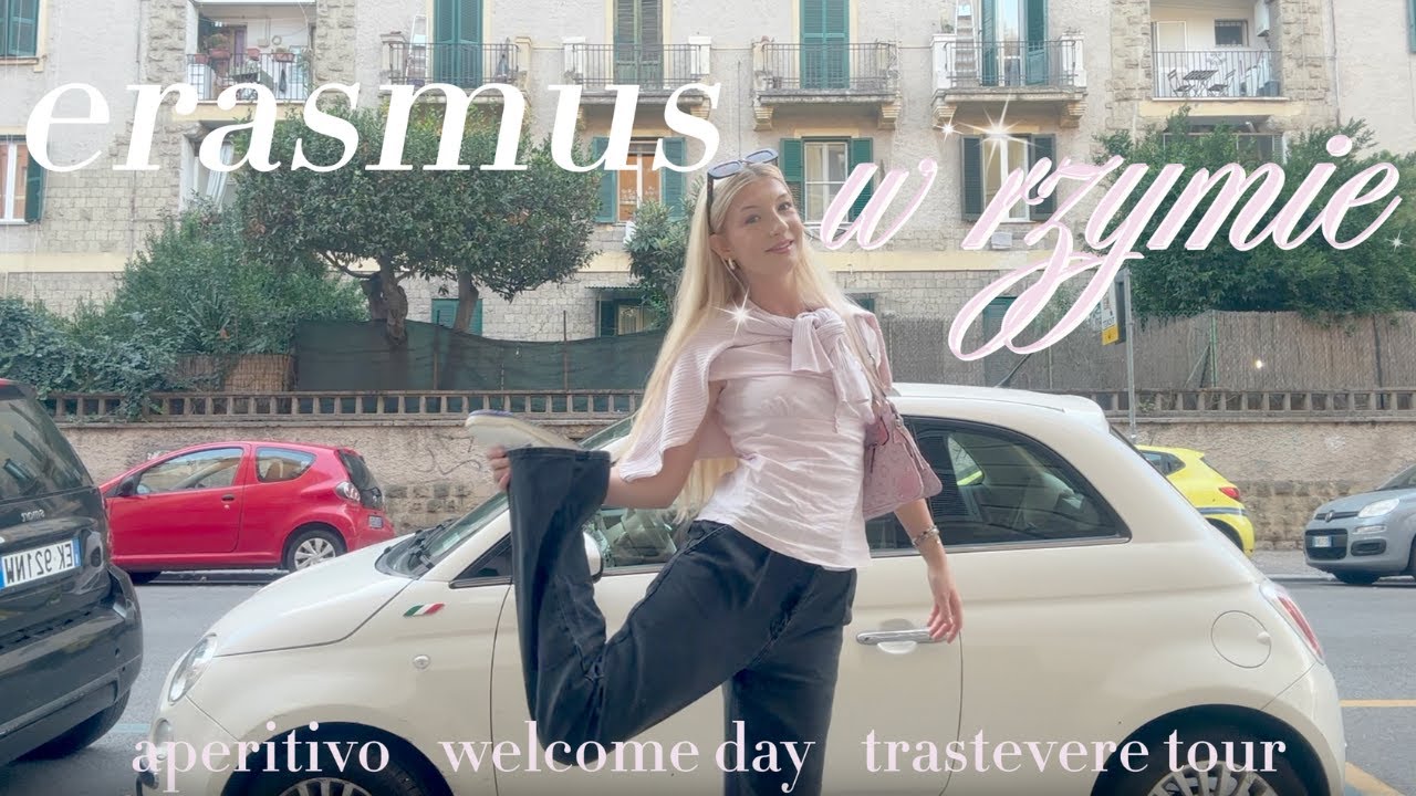 erasmus w rzymie - aperitivo, welcome day, trastevere tour