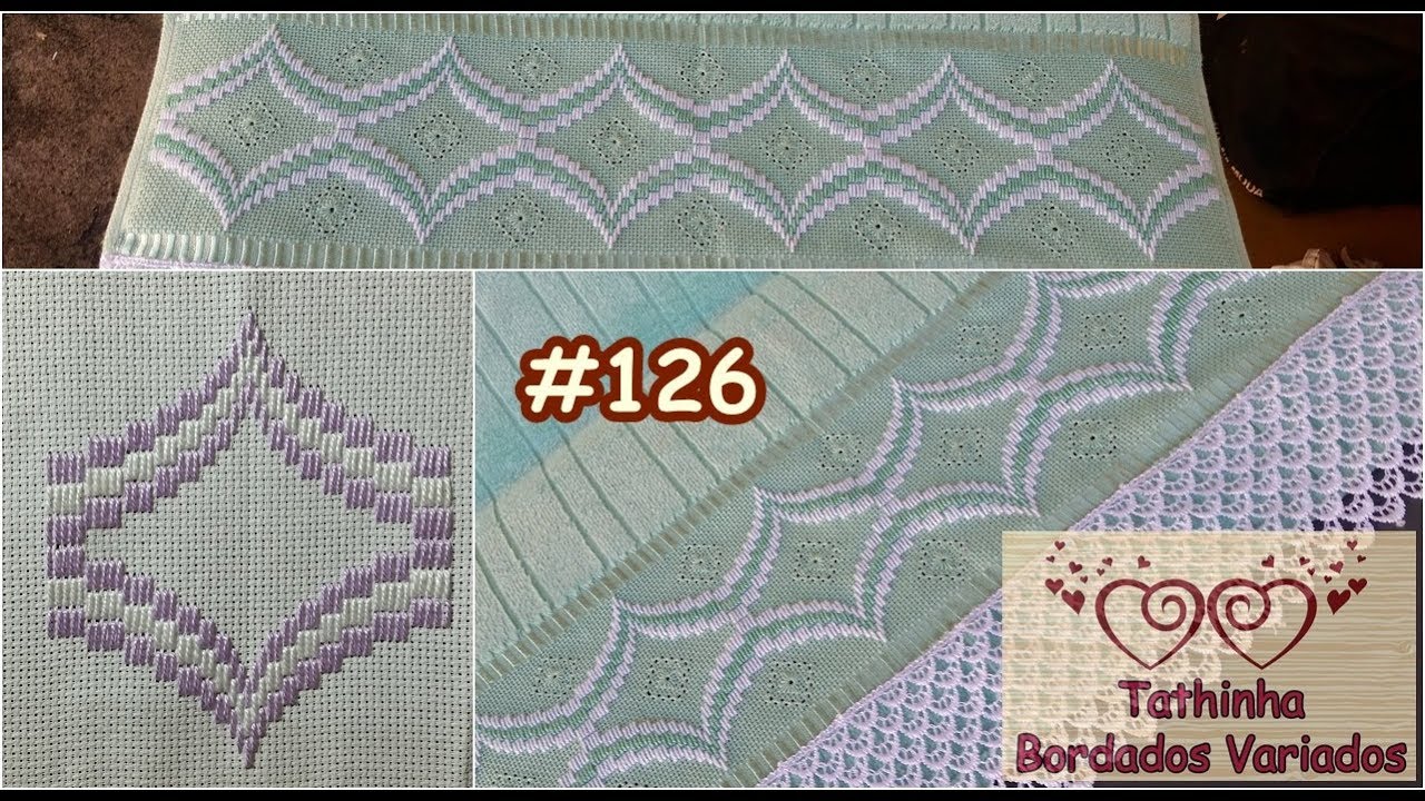 *126* PONTO RETO / PONTO CHAMA - Tathinha Bordados Variados