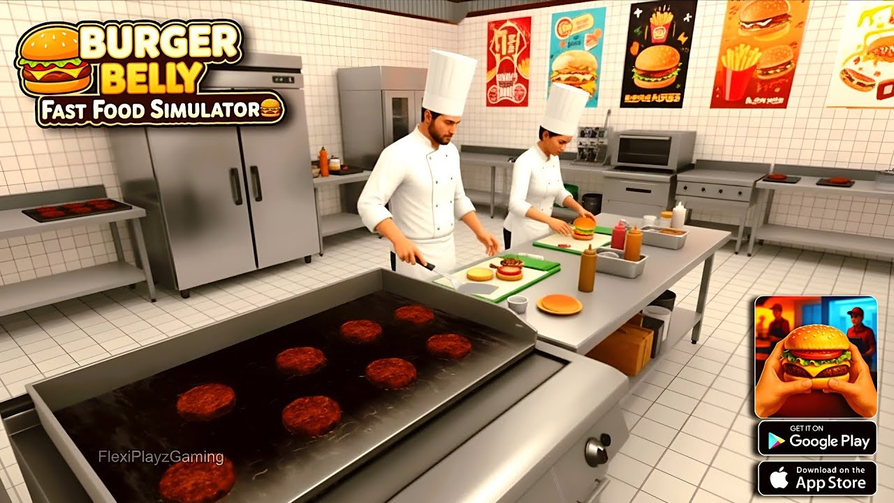 Burger Belly (wczesny dostęp) Nowa gra symulacyjna | Gra offline