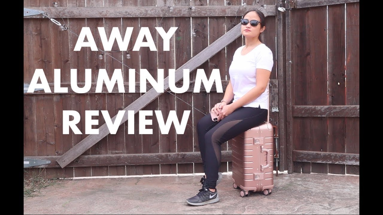 Away Aluminum Review | Alchemy Rose Gold Carryon