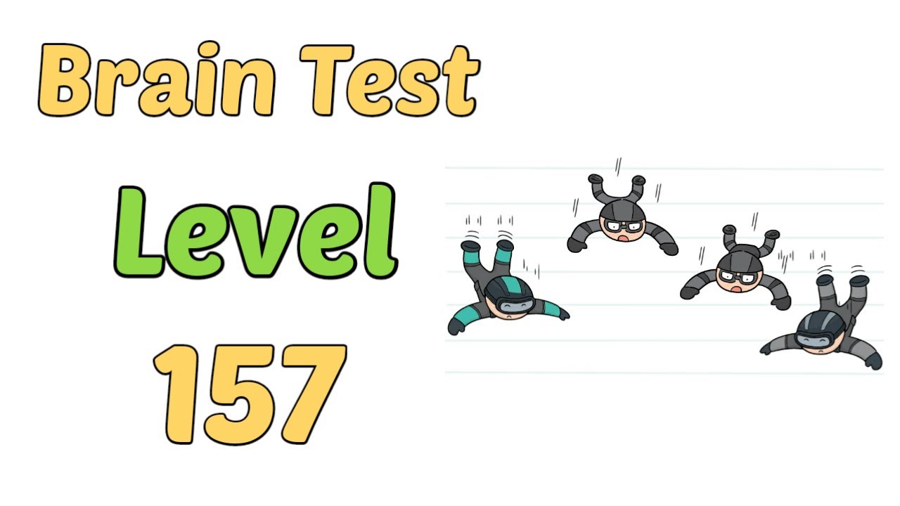 Brain Test Level 157 save them all walkthrough answer