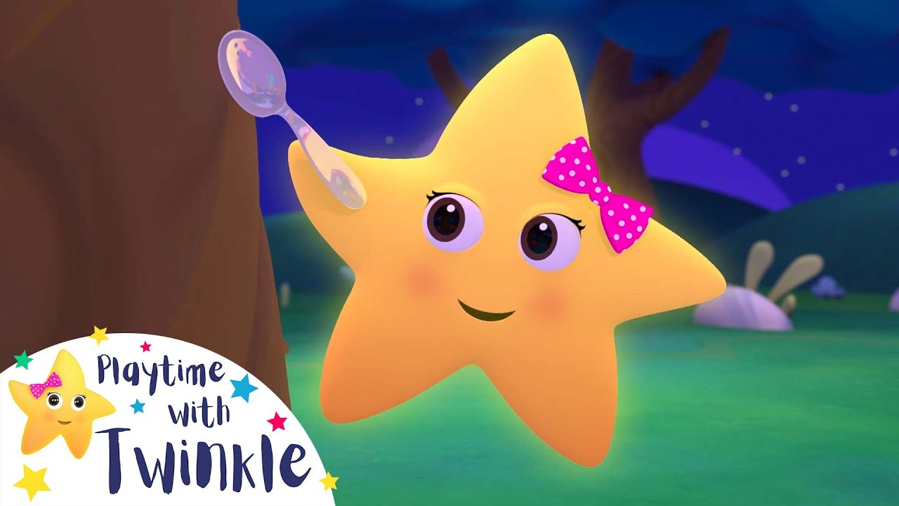 Playing with the Shiny Spoons | Nursery Rhymes | @KidsKaraokeSongs