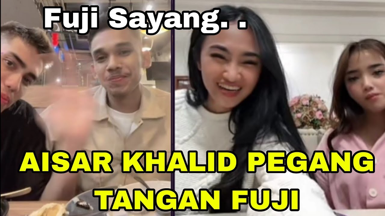 LIVE AISAR KHALID DINER PEGANG TANGAN FUJI SAYANG