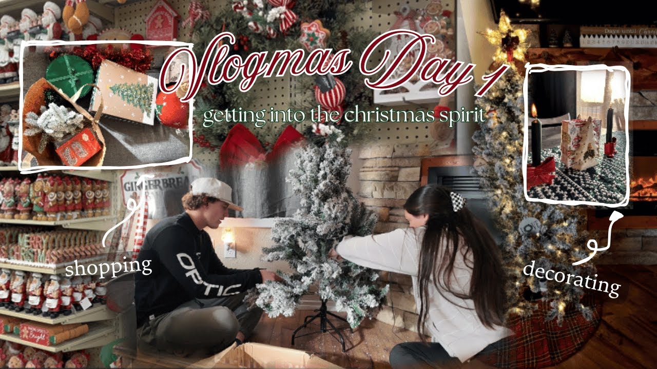 *vlogmas day 1*🎄🌟 | Getting into the Christmas Spirit