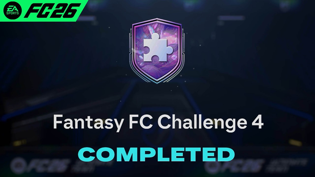 Fantasy FC Challenge 4 SBC Solution Completed - Cheapest Solution FC 26