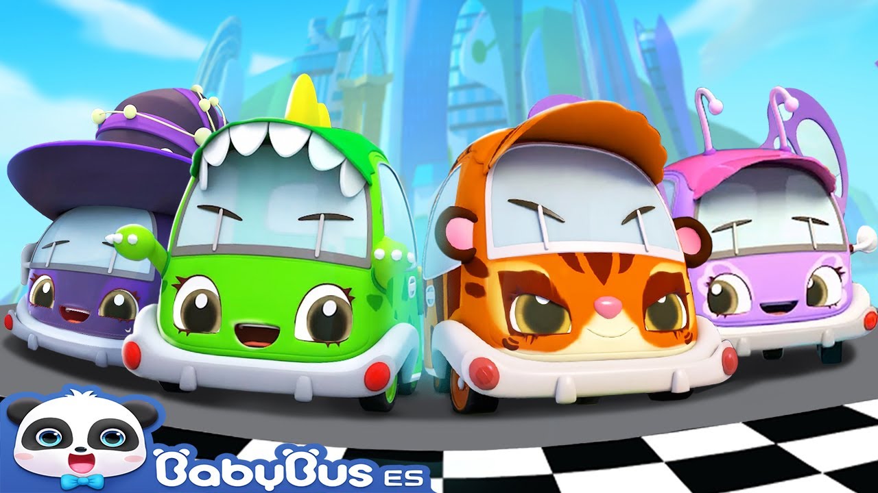 Autitos Cambian de Color💚💜🧡🖤 | Mecánico Bebé Panda | Canciones Infantiles | BabyBus en Español