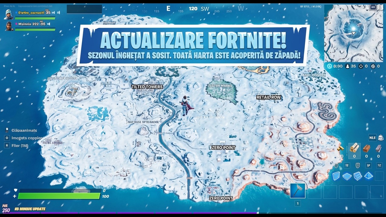 TOATA HARTA ESTE ACOPERITA CU ZAPADA PE FORTNITE